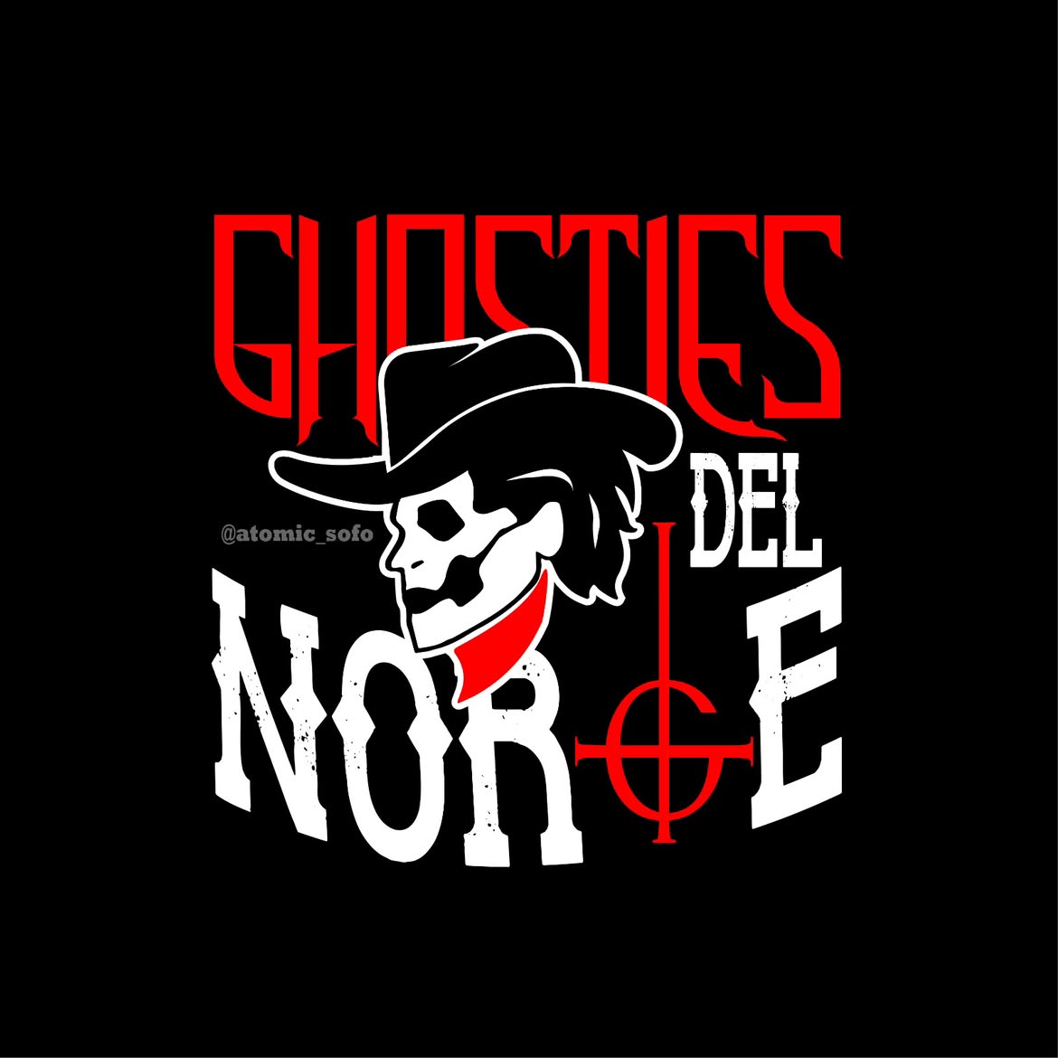 Diseño de marca Ghosties del Norte